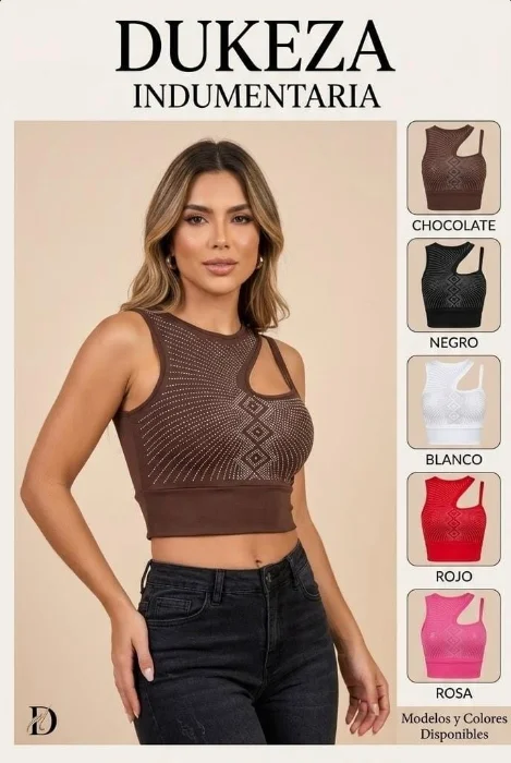 Top Musculosa con Brillo