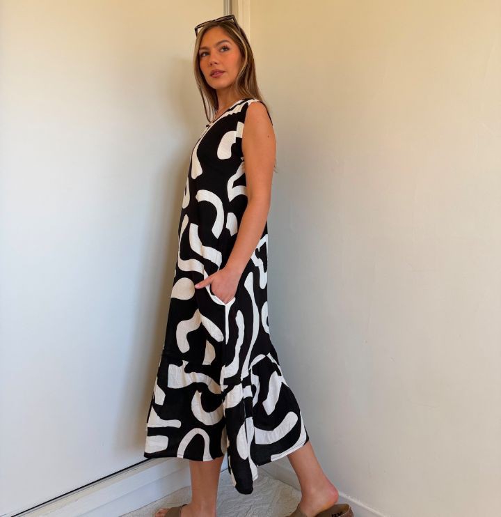 Vestidos Largos Estampado - Imagen 6