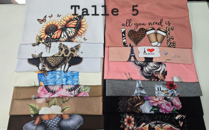 Remera Estampada de Dama - Imagen 5