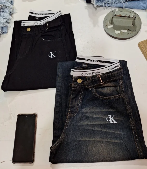 Baggy Elástico Calvin Klein Rígidos