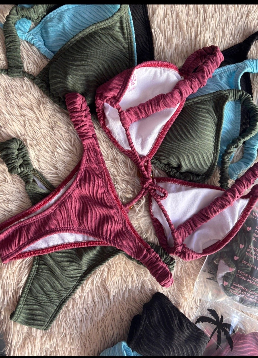 Bikini Texturada con Avios - Imagen 2