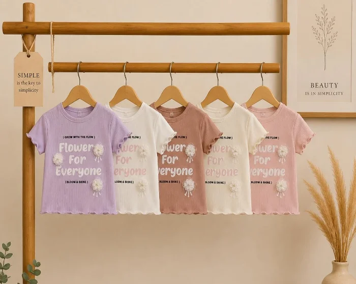 Remera Ribete Estampada