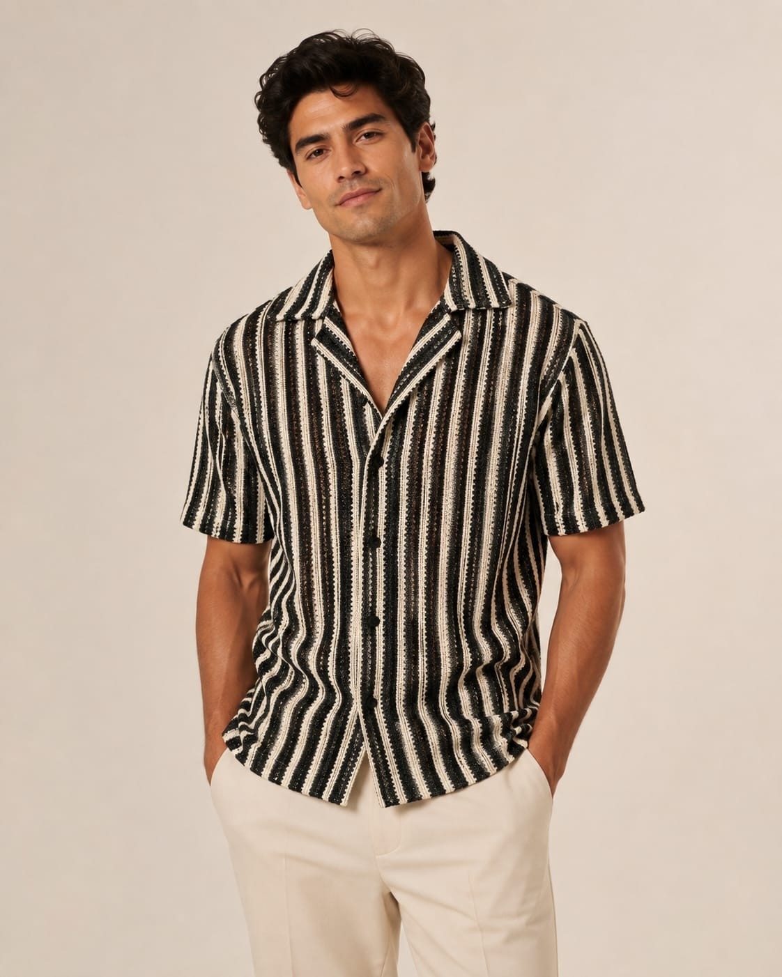 Camisas de Crochet Rayas - Imagen 3