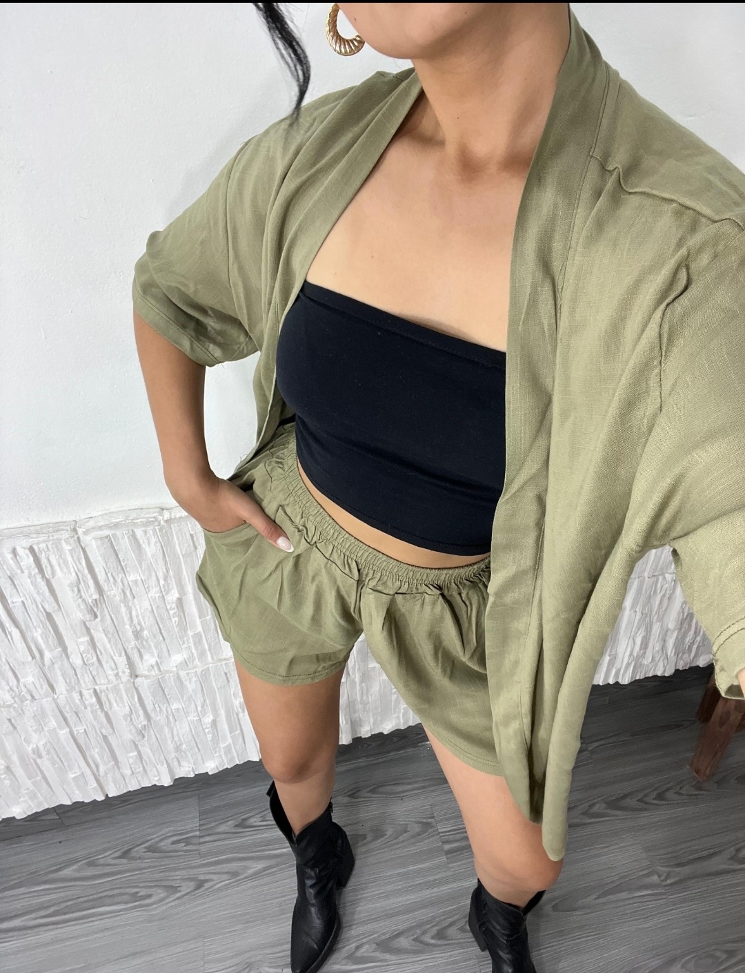 Conj Kimono Short Solo Curvas - Imagen 3