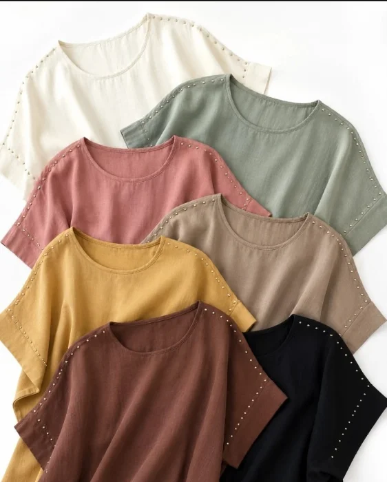 Blusa Lino Elastizado