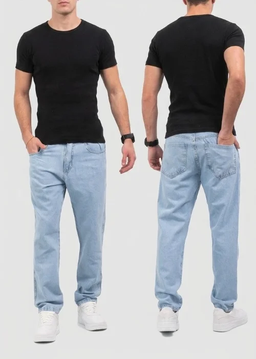 Jeans Corte Mon de Hombre Rígido