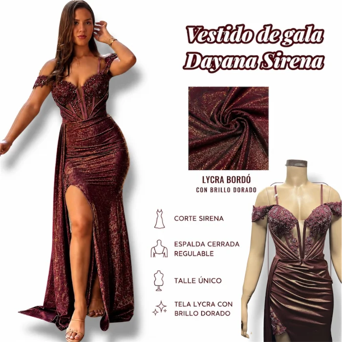 Vestido Dayana Sirena Gala