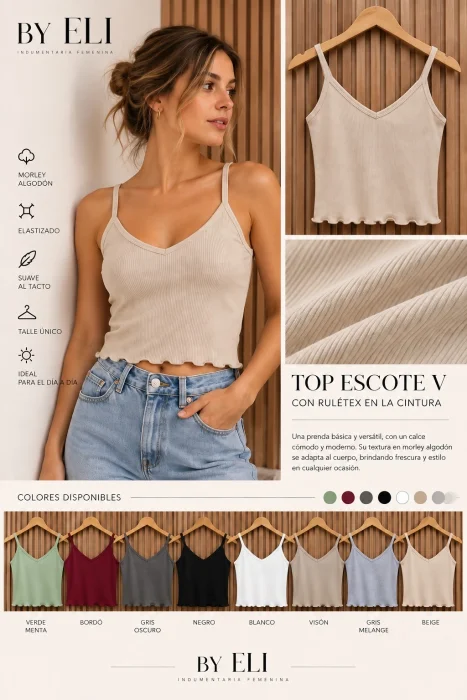 Top Morley Algodón