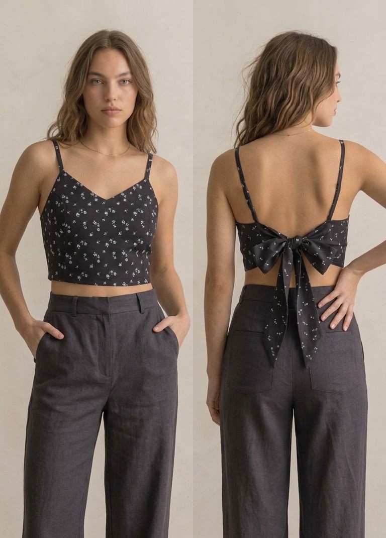Top Bella Musculosa Lino - Imagen 2