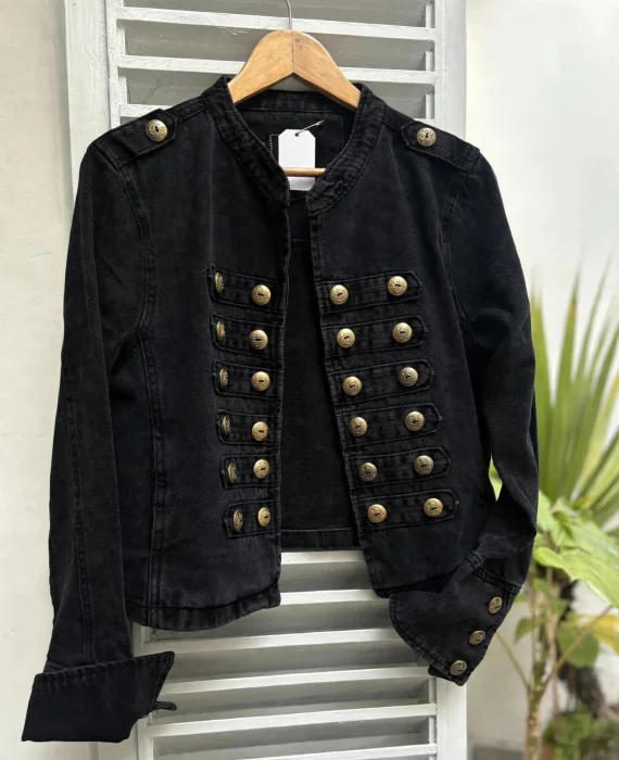 Campera Napoleón Denim Rigido