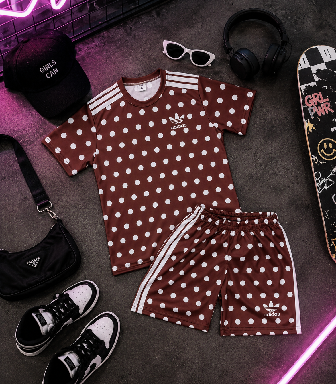  Conjunto Lunares Tendencia    Short + Remera  Diseño Adidas  Tela Set - 21B8E3BB-2920-4FDC-A06D-15CD1A9564F4.png