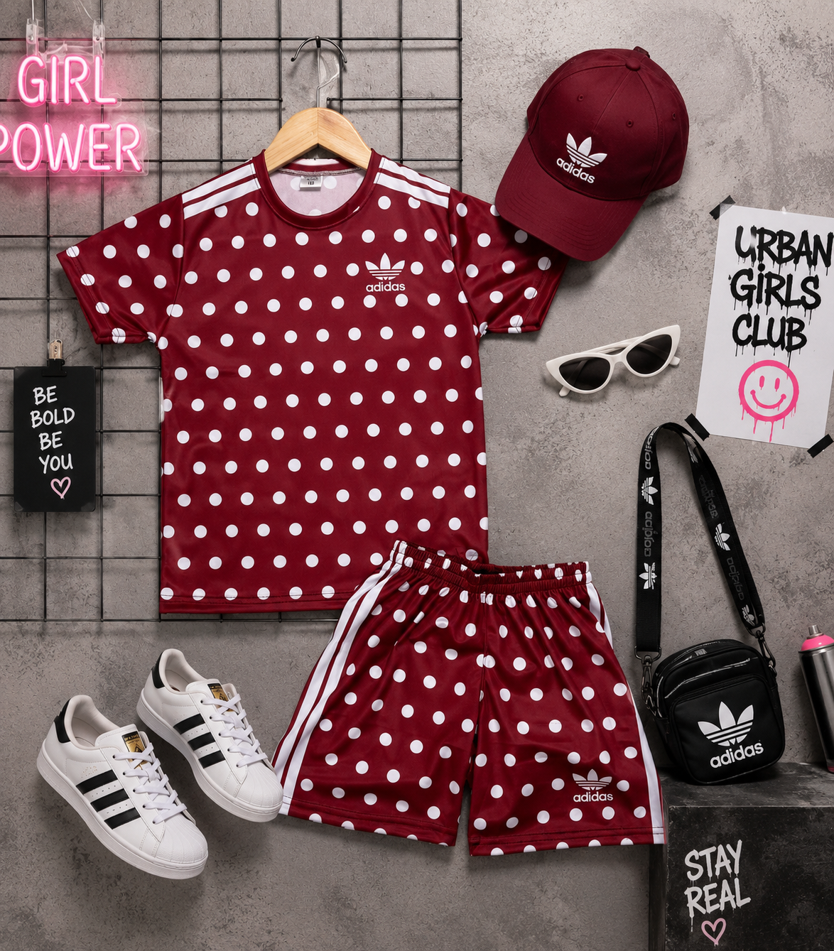  Conjunto Lunares Tendencia    Short + Remera  Diseño Adidas  Tela Set - E4A0D341-037B-473A-8F46-60C5277D637A.png
