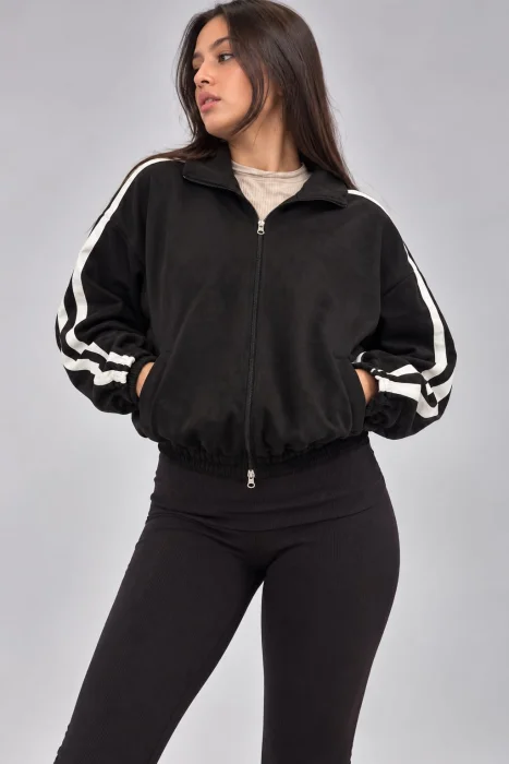 Campera Gamuza Doble Cierre (cp427)