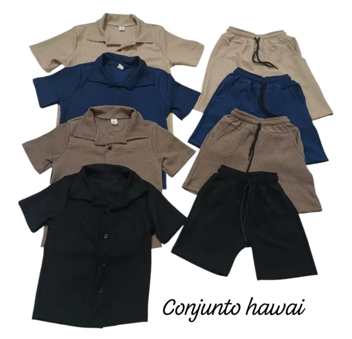 Conjuntos de Tela Hawai, Talle 4 al 16