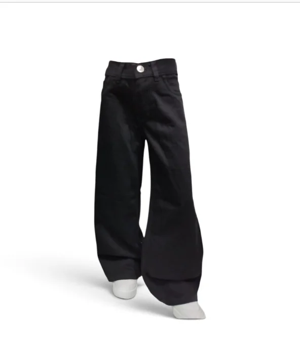 Pantalón de Jeans Wideleg con Straps y sin Straps