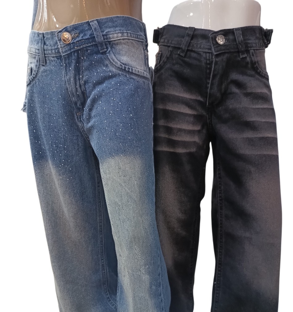 Pantalón de Jeans Wideleg con Straps y sin Straps - Imagen 3