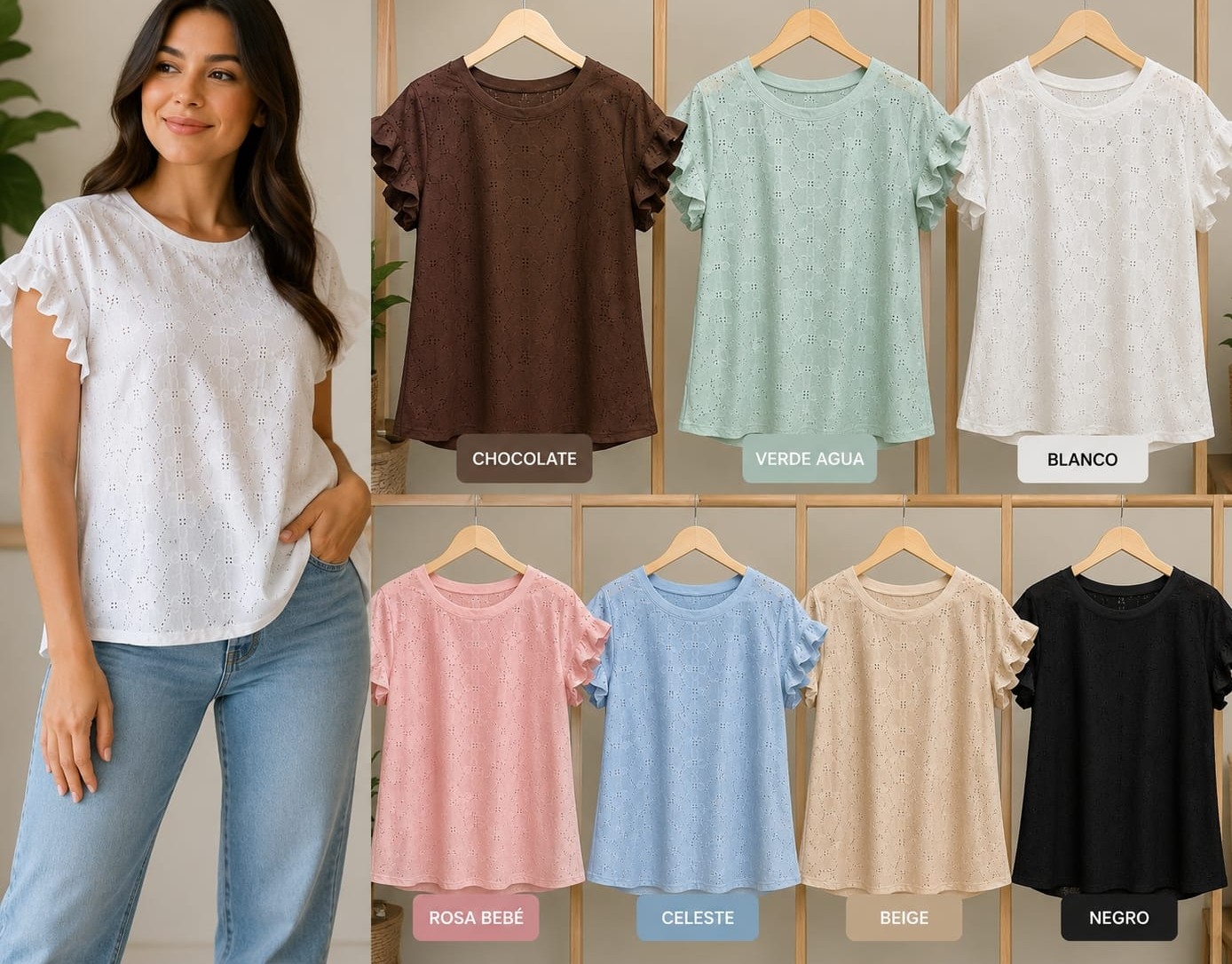 Remera con Puntilla - Imagen 3