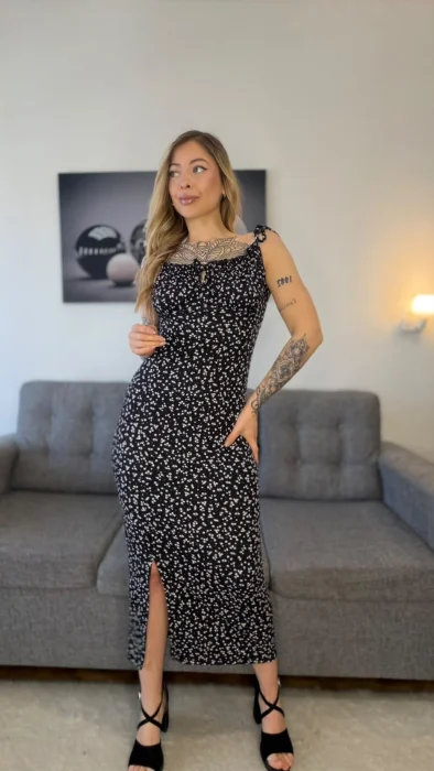 Vestido Tira Largo
