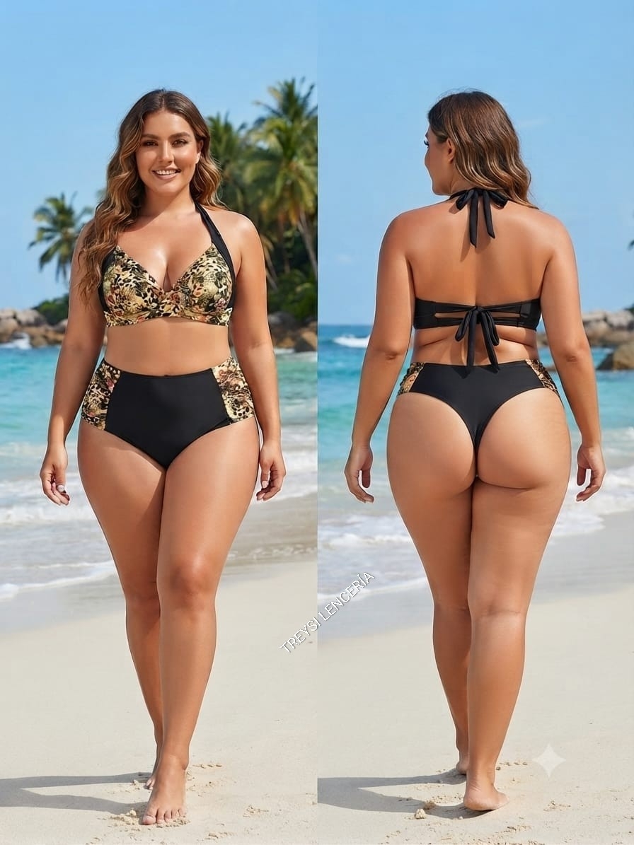 Bikini de Dama Especiales Bom Tiro Alto Colale - Imagen 3