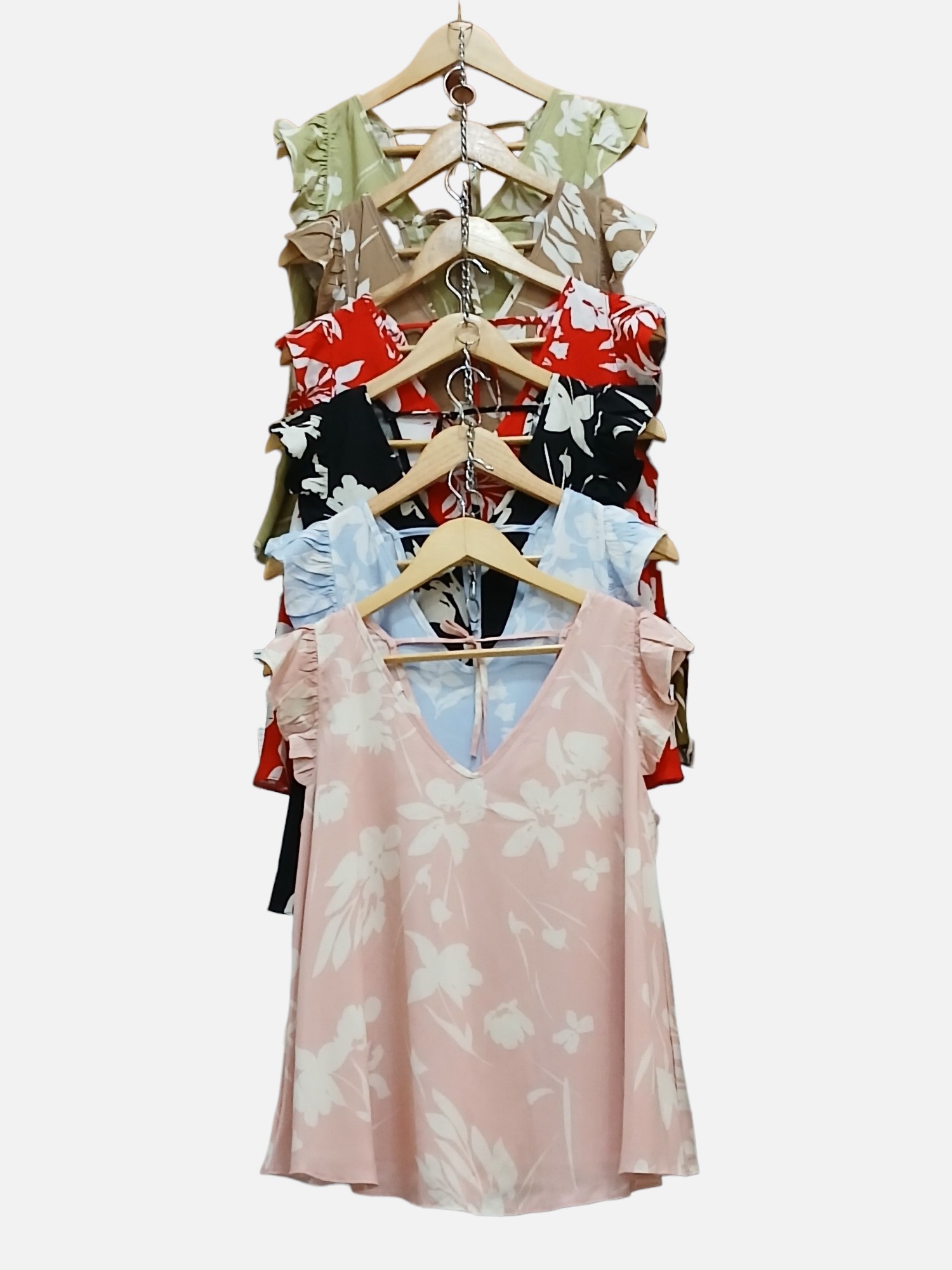 Blusa Evasé de Fibrana Poplin Estampada - Imagen 4