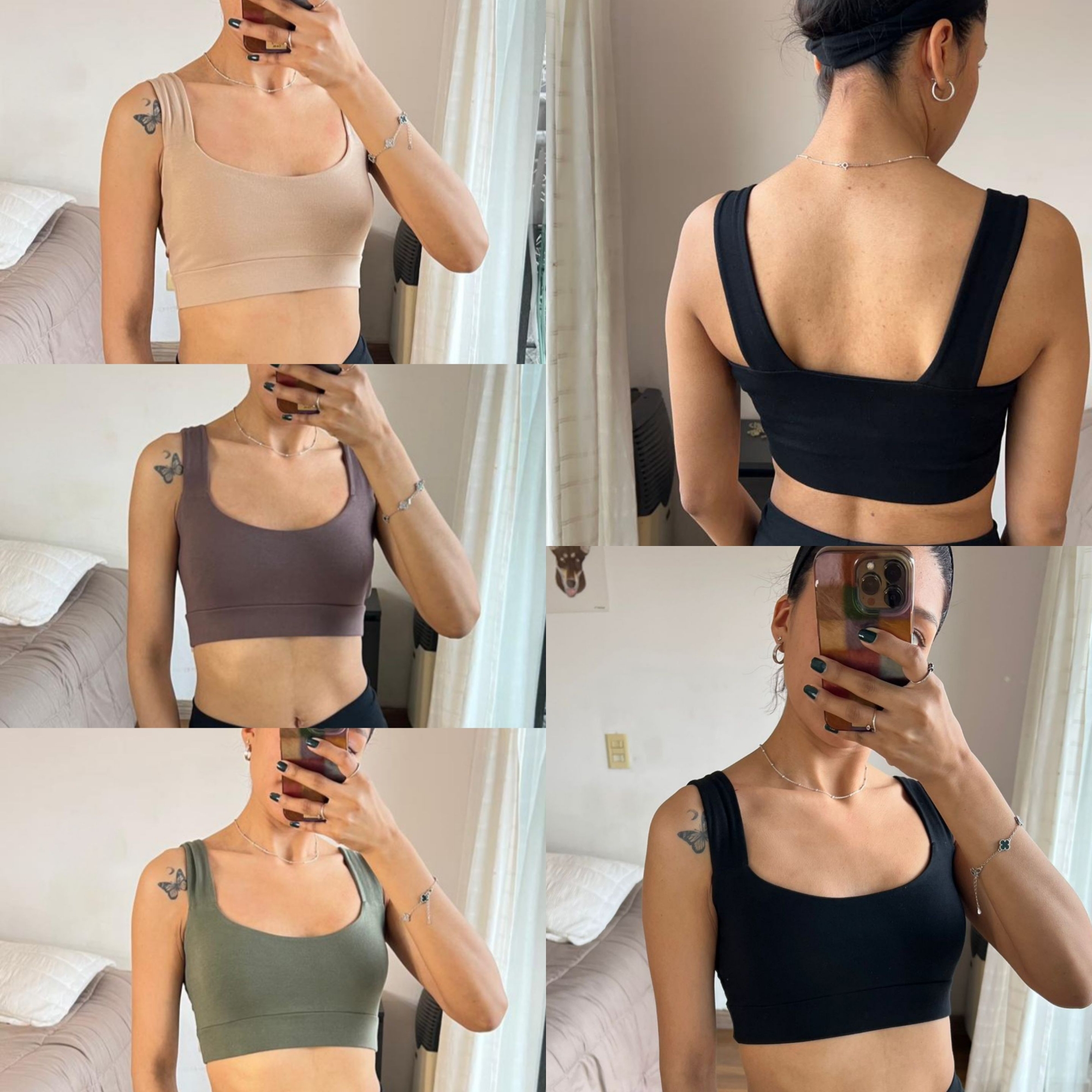 Crop Top Algodón con Lycra - Imagen 2