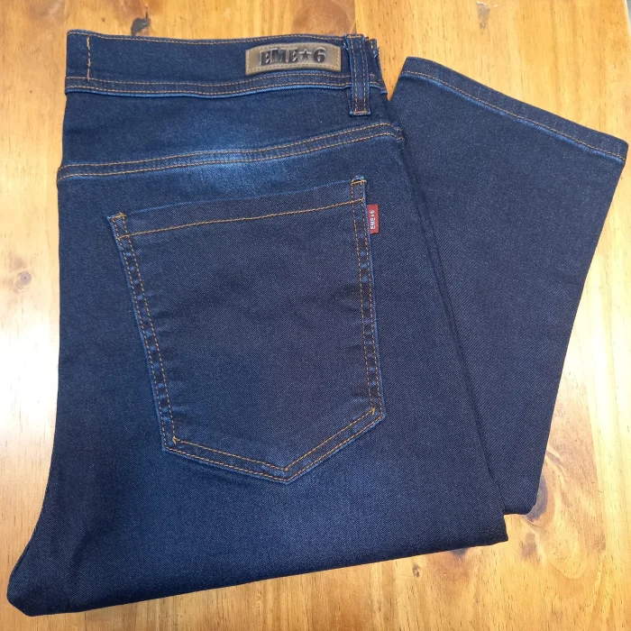 Jeans Semi Chupin Azul