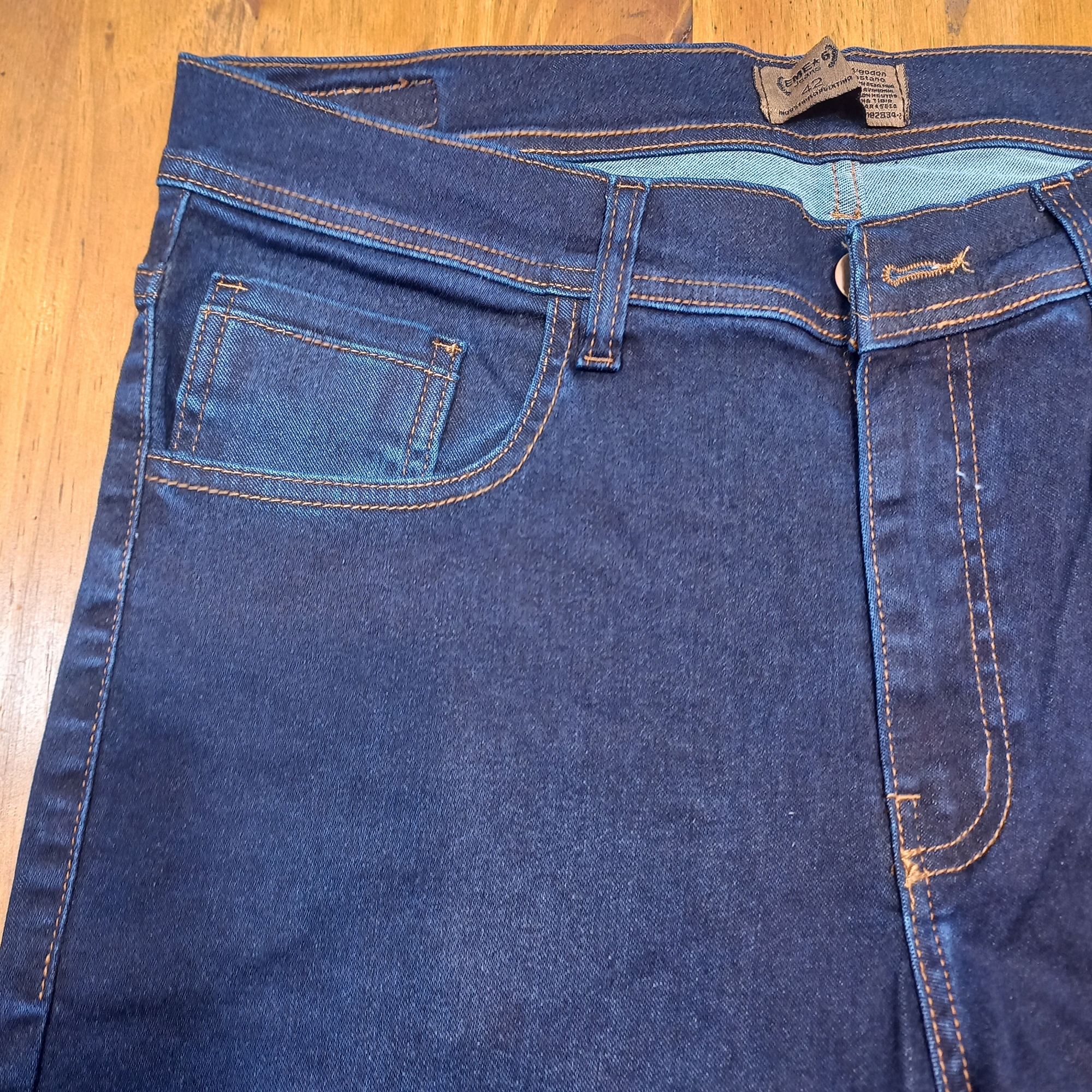 Jeans Semi Chupin Azul - Imagen 2