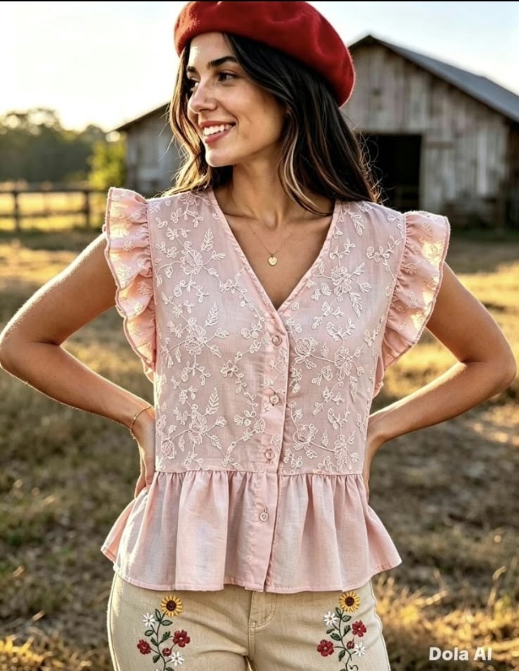 Camisa Bordada de Dama - Imagen 4