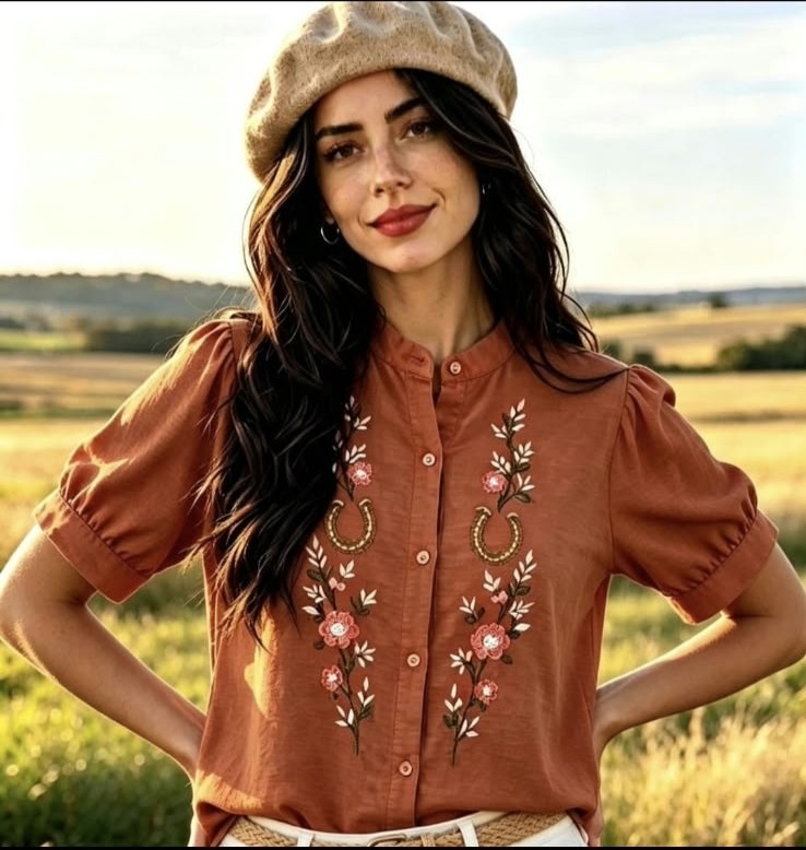 Camisa Bordada de Dama - Imagen 3