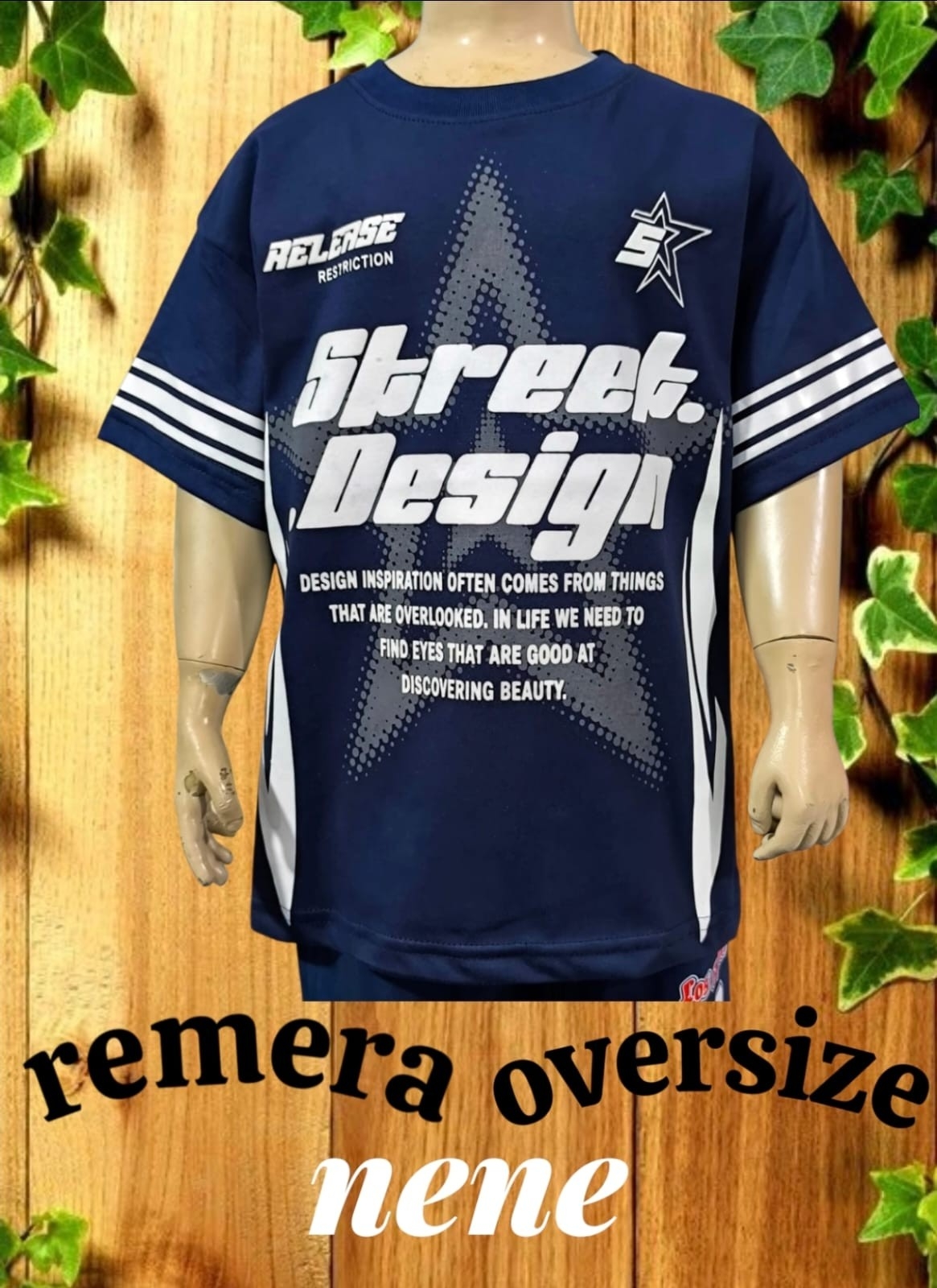 Remera Oversize Niño - Imagen 3
