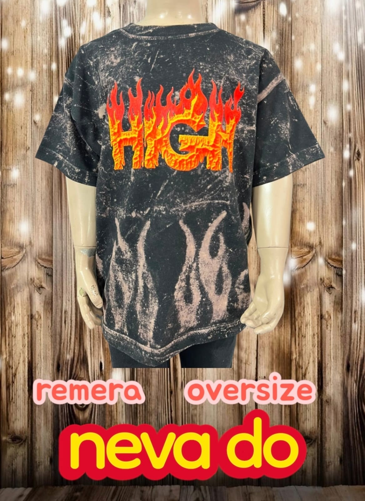 Remera Oversize Nevado "high" - Imagen 2