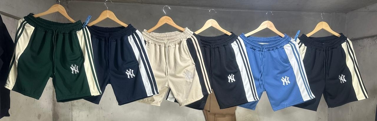 Shorts Nueva York Bordado Bolsillo con Sierre Tela Sof - Imagen 2
