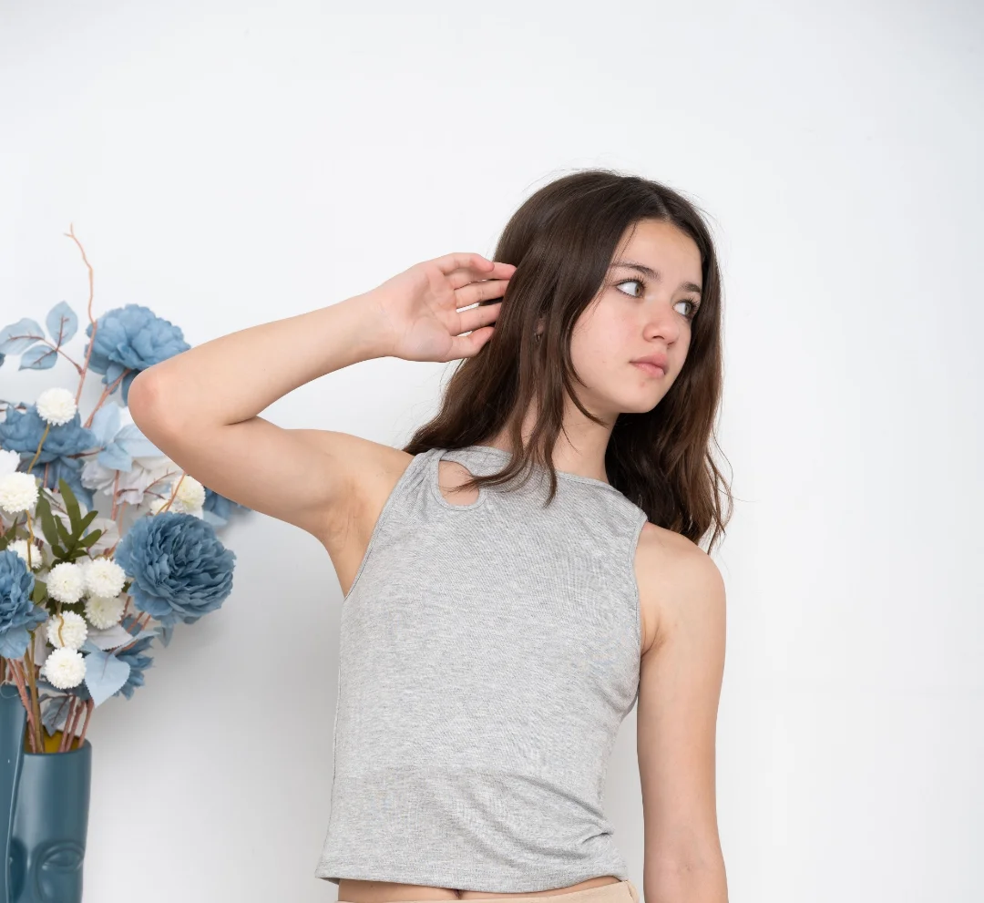 Remera Sara Ribb C/algodon - Imagen 3