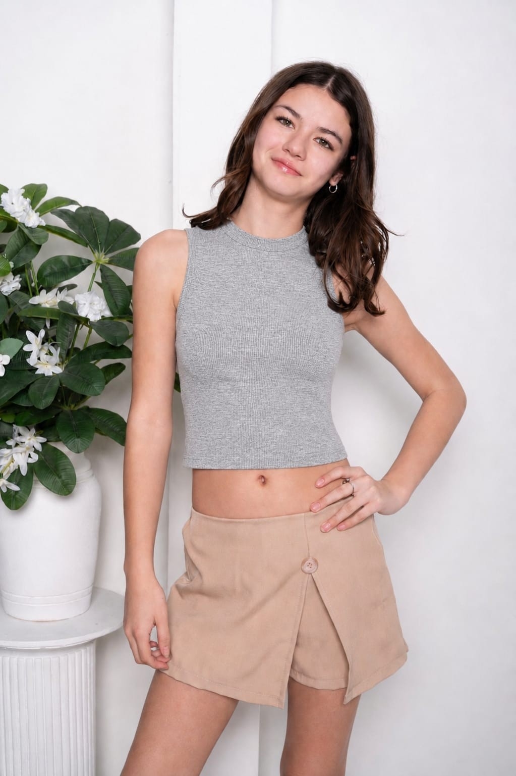 Musculosa Basica Rebeca Ribb C/algodón - Imagen 3