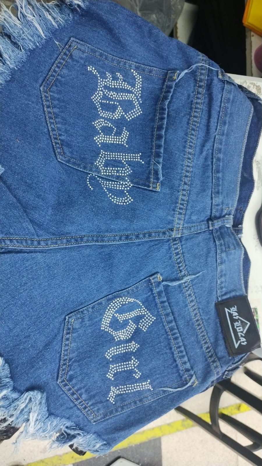 Shorts "baby Girls" con Strass las Locas - Imagen 2
