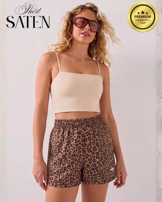 Short Adidas Lycra Saten Premium - Print