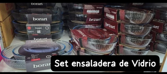Set Ensaladera de Vidrio