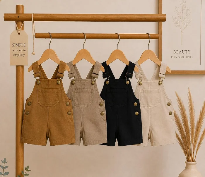 Jardinero Corto Gabardina