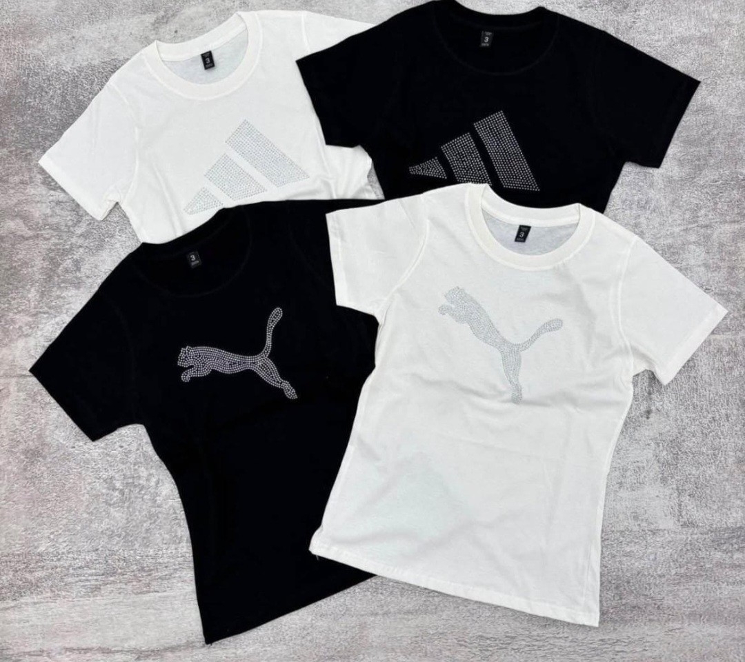 Remeras con Strass Talles Grandes Algodon Peinado - Imagen 2