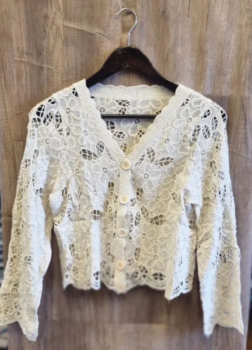 Saco Botones Crochet