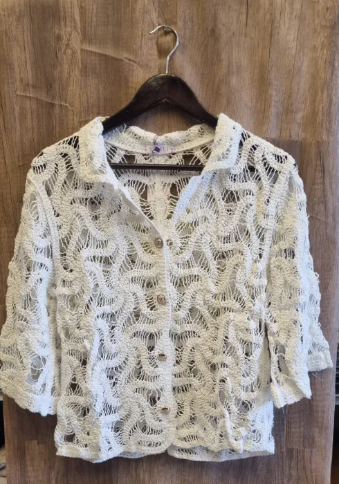 Camisa Saco Crochet