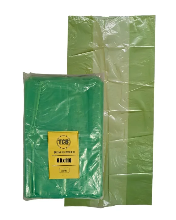 50 Bolsas Verdes Consorcio 80x110