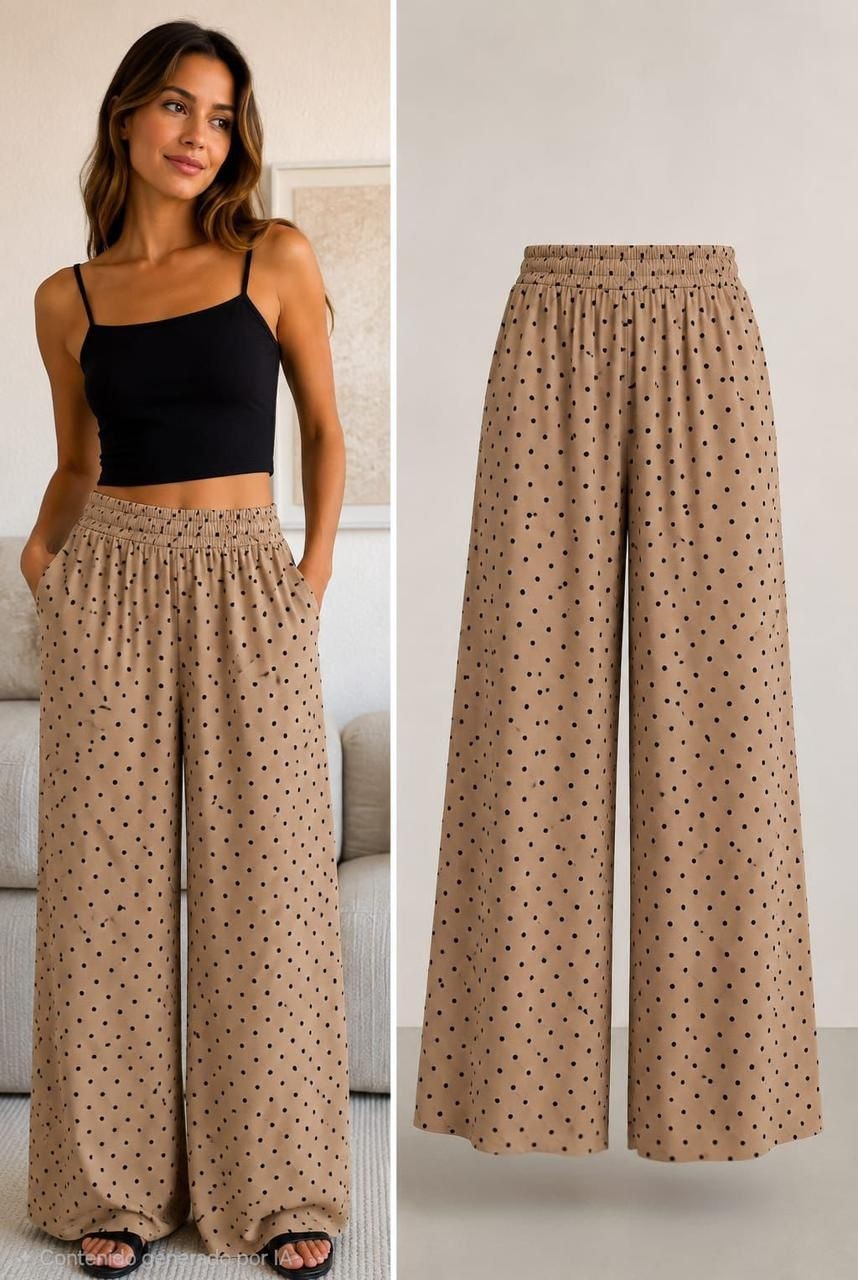 Pantalon Lunares Cey Spandex - Imagen 2