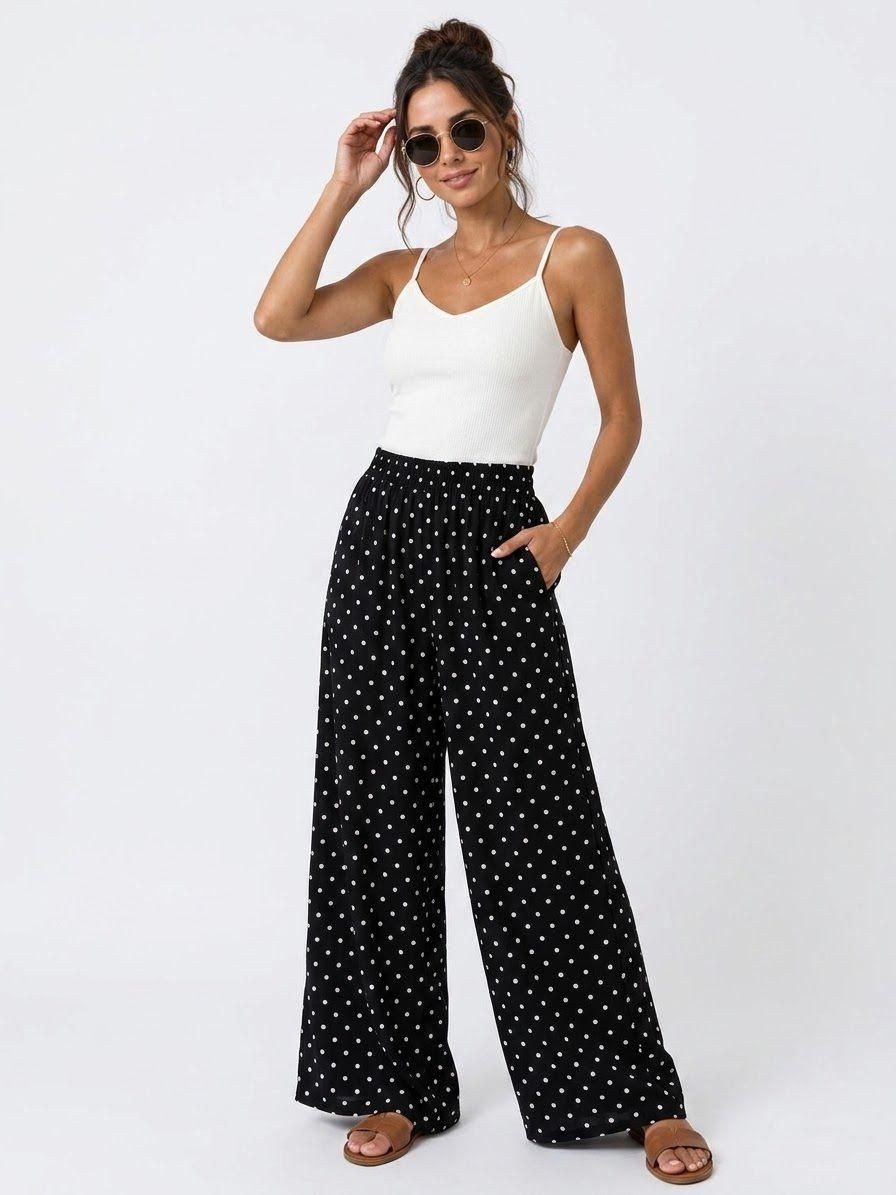 Pantalon Lunares Cey Spandex - Imagen 3