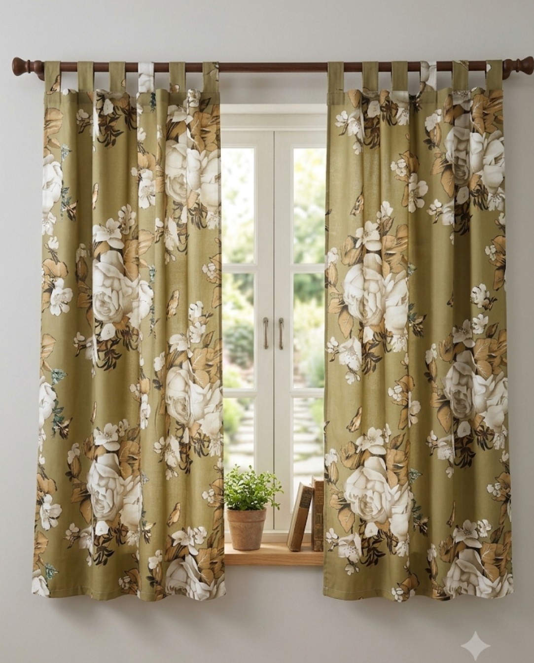 Cortinas Cortas Tropical Mecánico Estampadas - Imagen 2