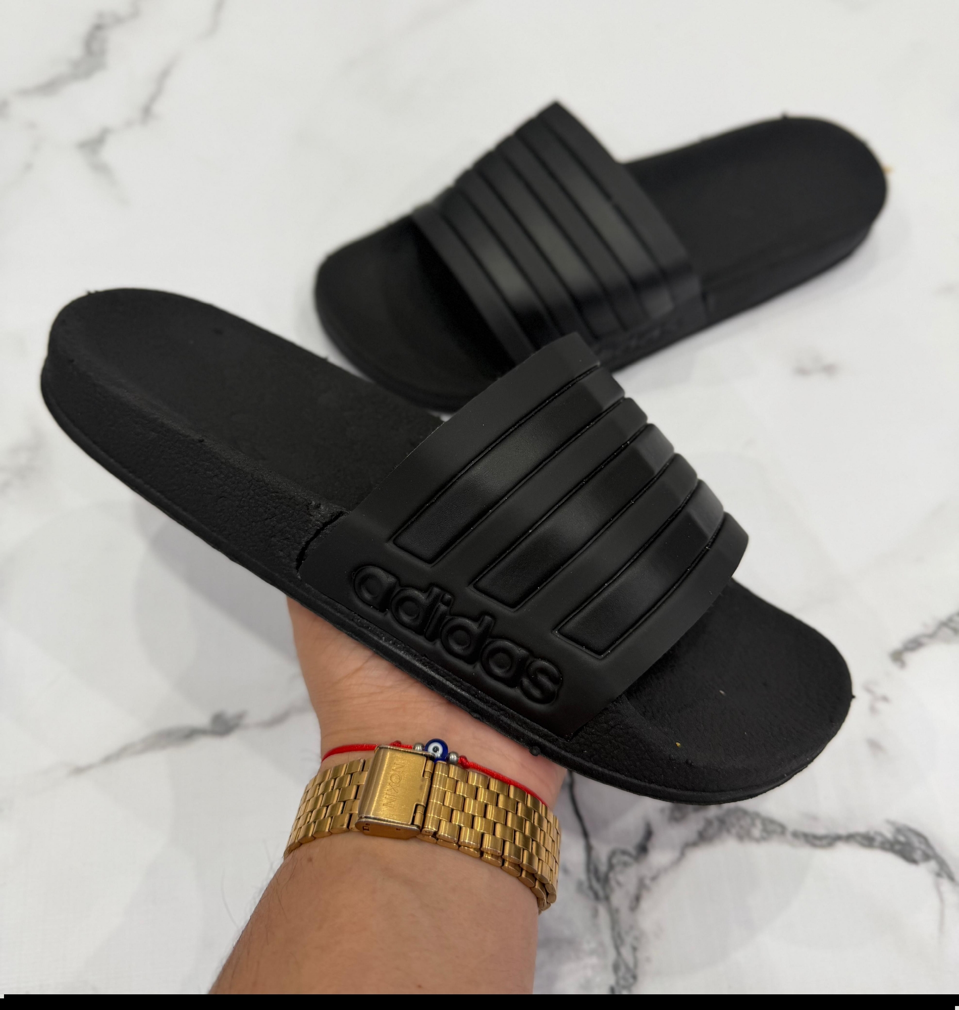 Ojota Faja Adidas Blanco - Imagen 2