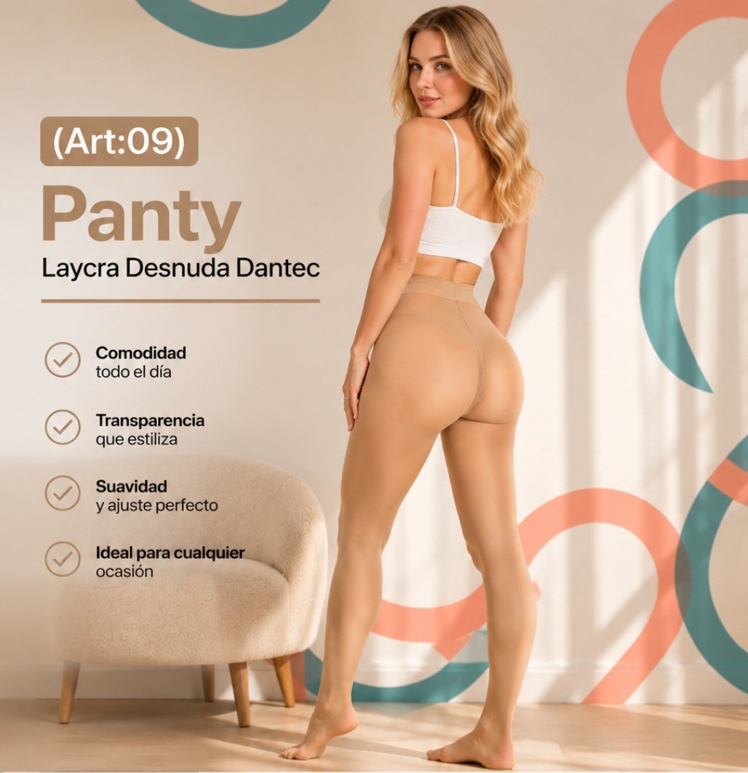 *(art:09) Pantimedias Laycra Dantac* - Imagen 2