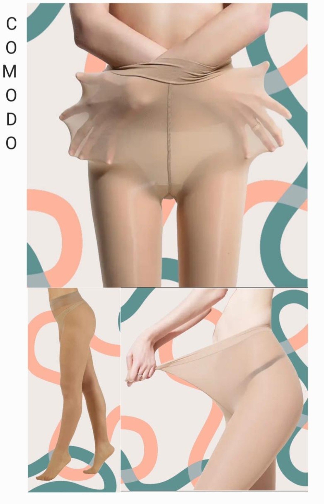 *(art:09) Pantimedias Laycra Dantac* - Imagen 4
