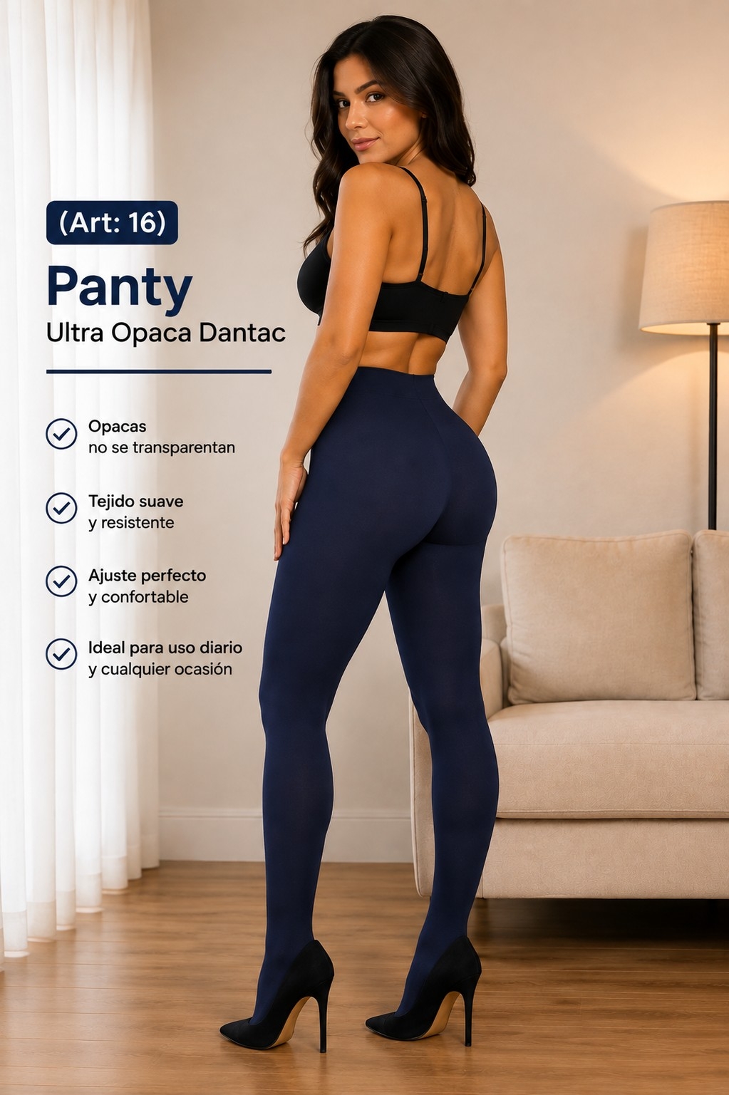 *(art:16) Panty Ultra Opaca Dantac* - Imagen 4