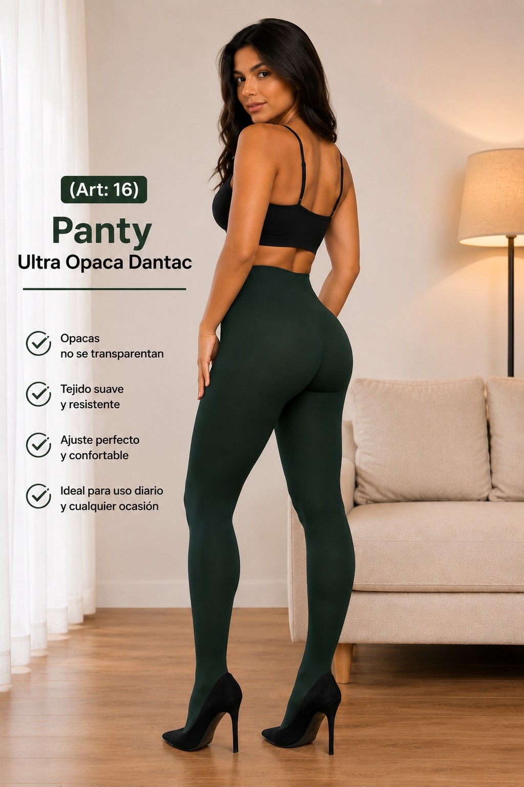 *(art:16) Panty Ultra Opaca Dantac* - Imagen 5